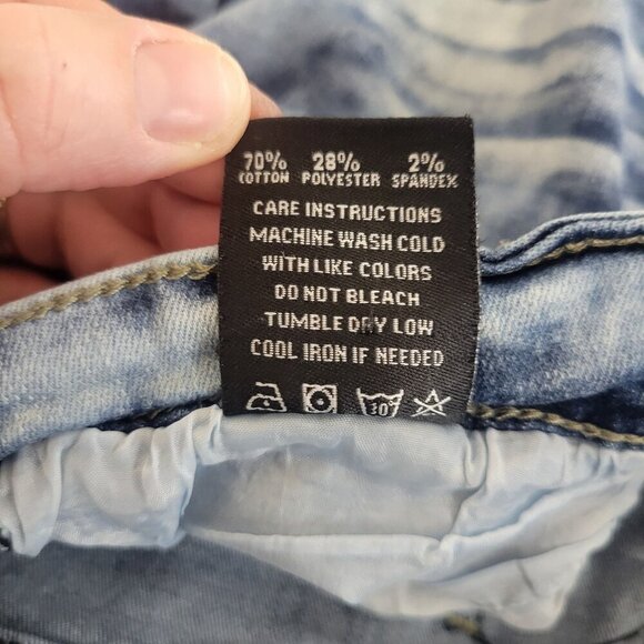 R GSTR Acid Wash Jeans Mens (Actual 33x30) Stretch Distressed Grunge Streetwear - Picture 13 of 13